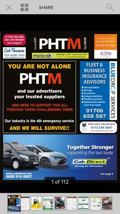Ảnh chụp màn hình của PHTM - Private Hire and Taxi