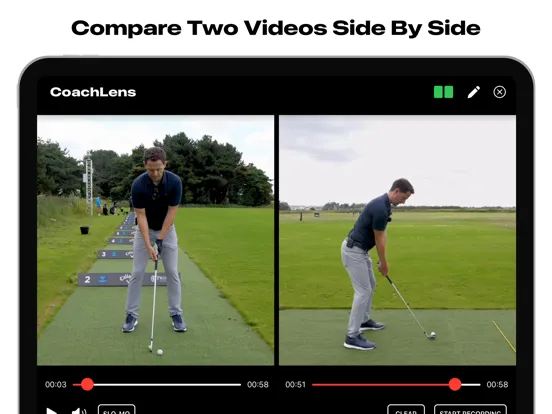 CoachLens: Video Coaching App iPad  Screenshots