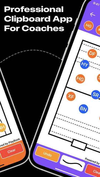 Capturas de tela do PlayBook - Coach Tactic Board
