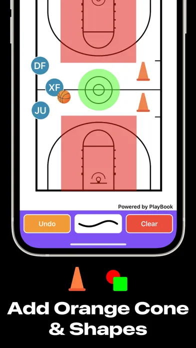 Capturas de tela do PlayBook - Coach Tactic Board