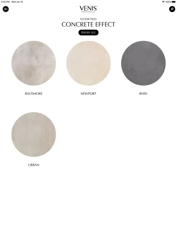 Venis Porcelanosa Grupo iPad  Screenshots