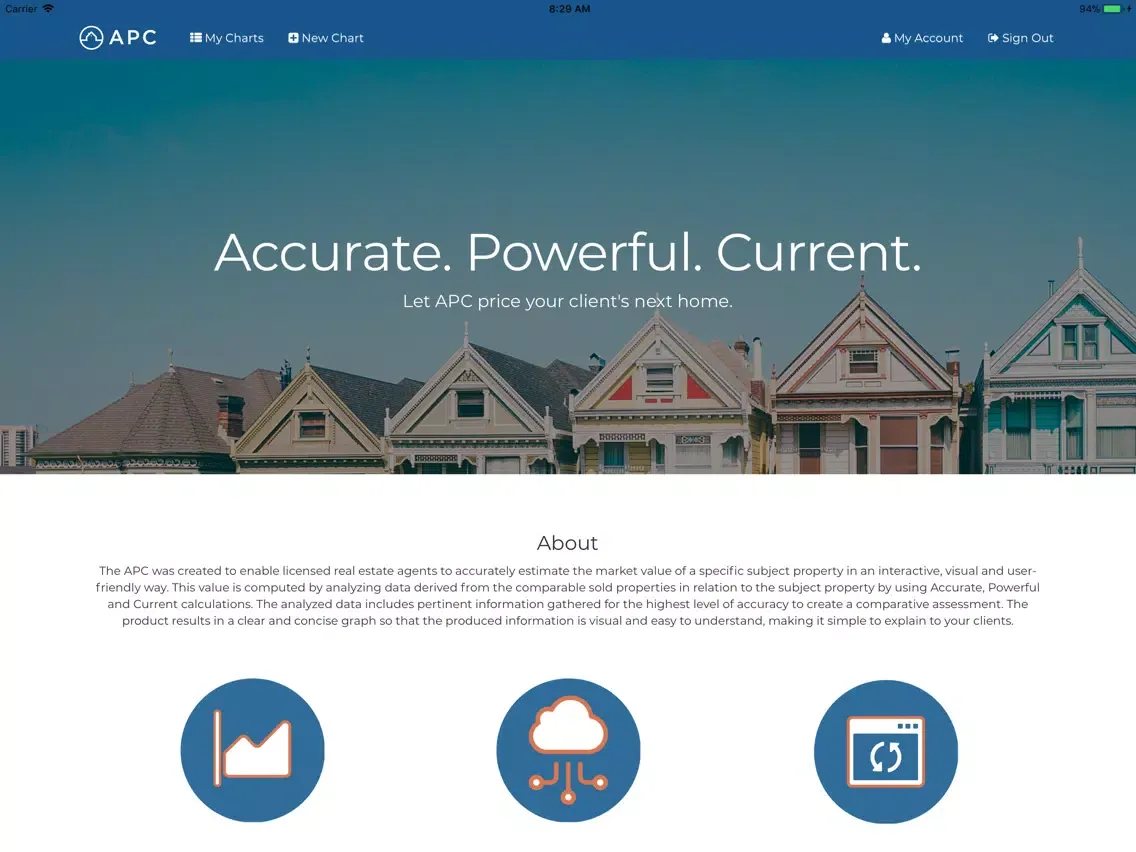 APC-R Pricing & Analytics Tool iPad Ekran Görüntüleri