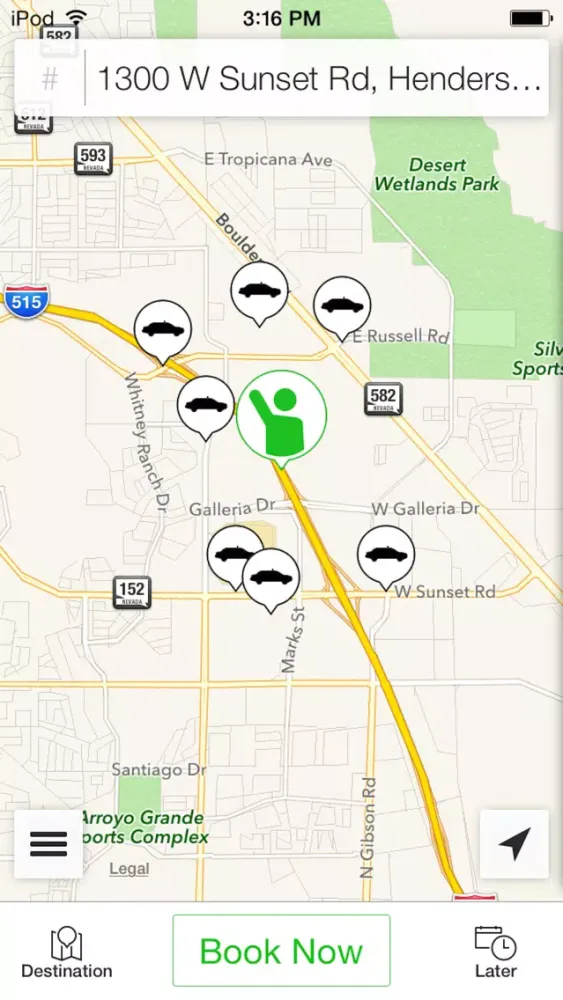 Capturas de tela do Deluxe Taxi Cab Service