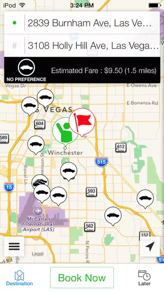 Capturas de tela do Deluxe Taxi Cab Service