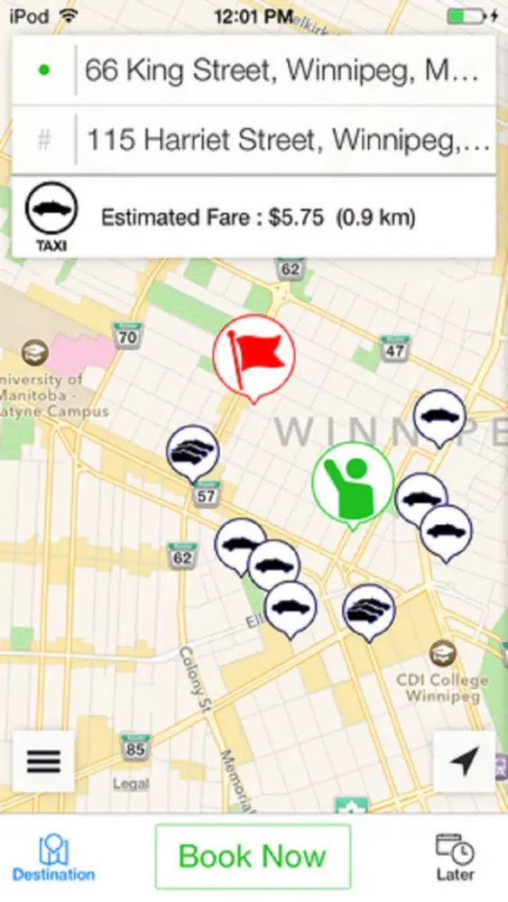 Ảnh chụp màn hình của Duffy's Taxi
