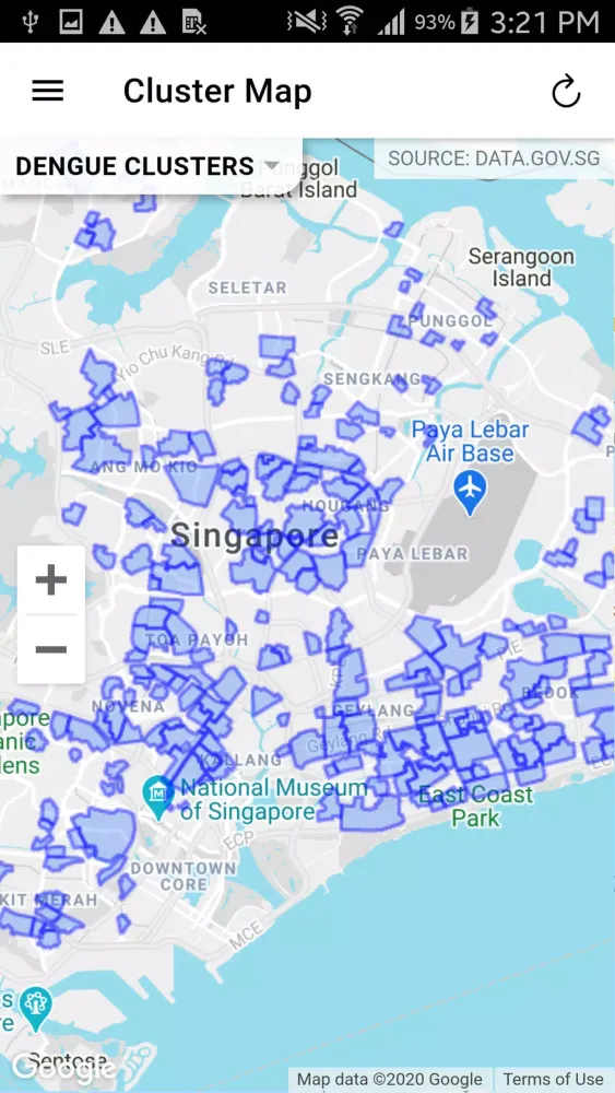 APD SG Outbreak Watch Screenshots