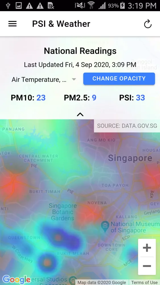 APD SG Outbreak Watch Screenshots