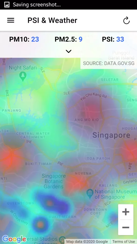APD SG Outbreak Watch Screenshots