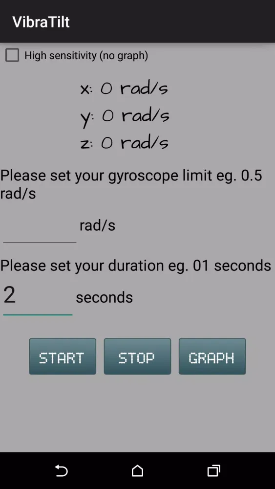 VibraTilt Screenshots