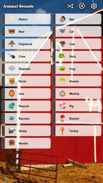 Animal Sounds (Ape Apps)应用截图