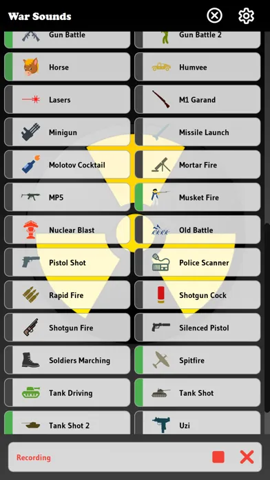 War Sounds Soundboard স্ক্রিনশট