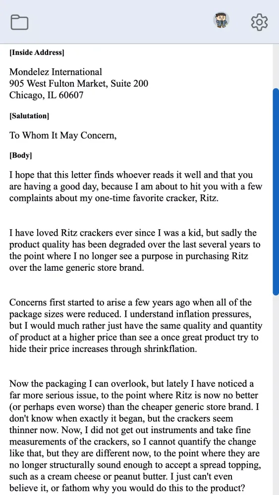 EZ Letter Maker Screenshots