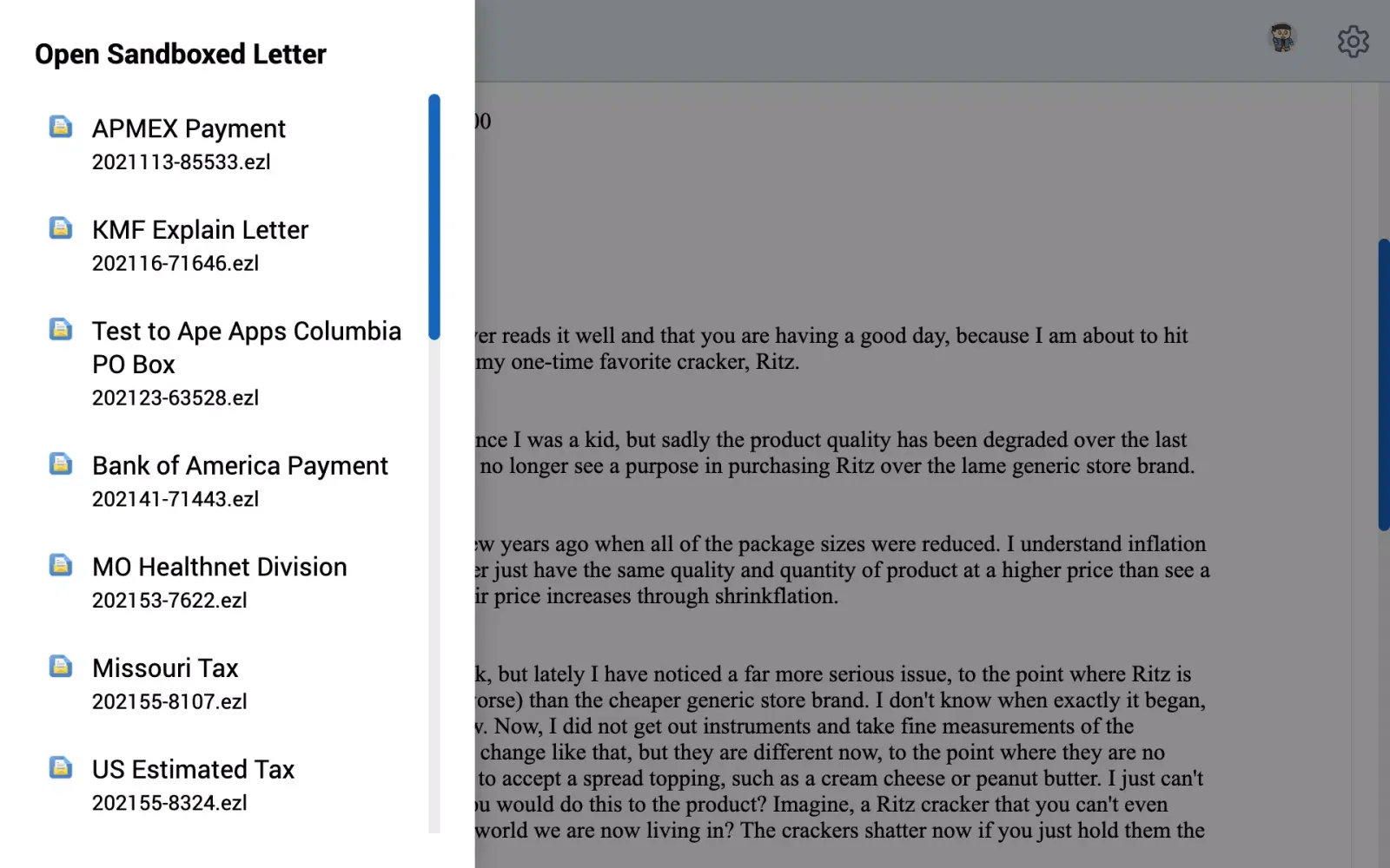 EZ Letter Maker Screenshots