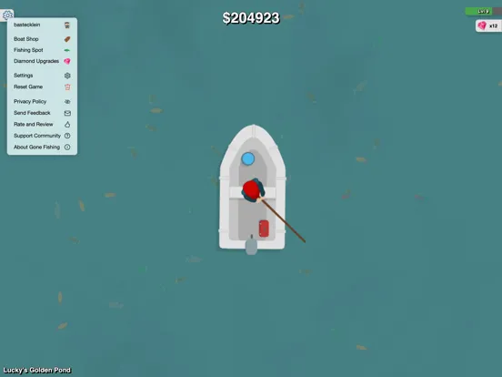 Gone Fishing Game iPad 應用截圖