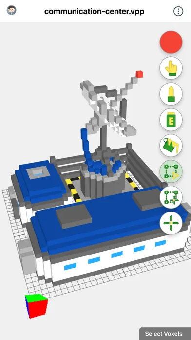 Capturas de pantalla de Voxel Paint (Ape Apps)
