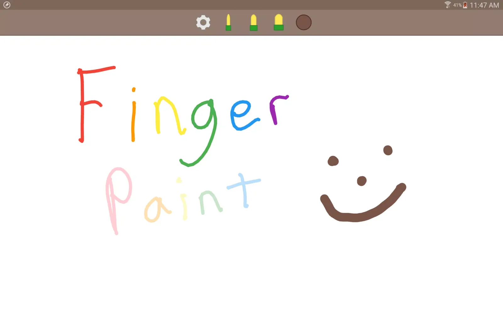 Capturas de pantalla de Finger Paint