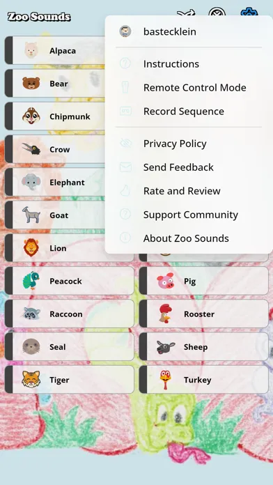 Captures d'écran de Zoo Soundboard
