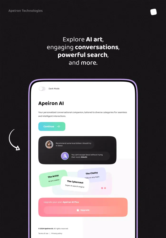 Apeiron AI Screenshots