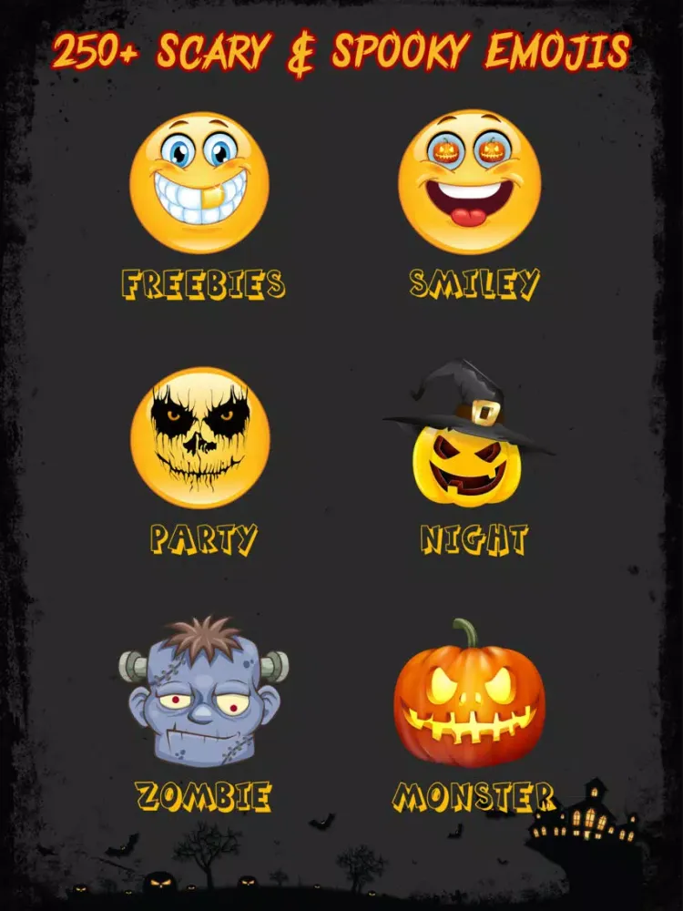 Halloween Emojis - Scary Emoji Icons & Stickers! iPad 應用截圖