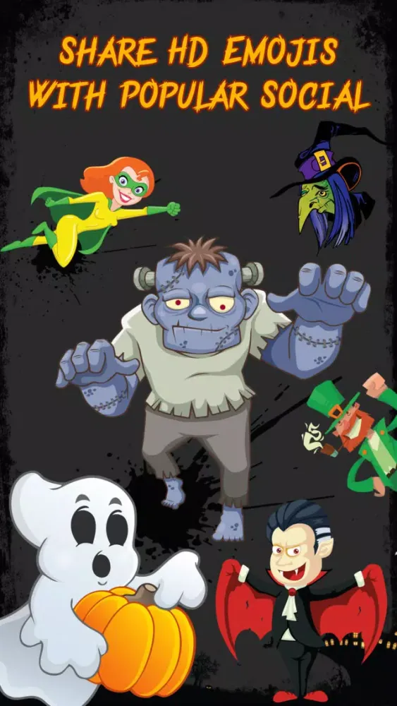 Halloween Emojis - Scary Emoji Icons & Stickers!應用截圖