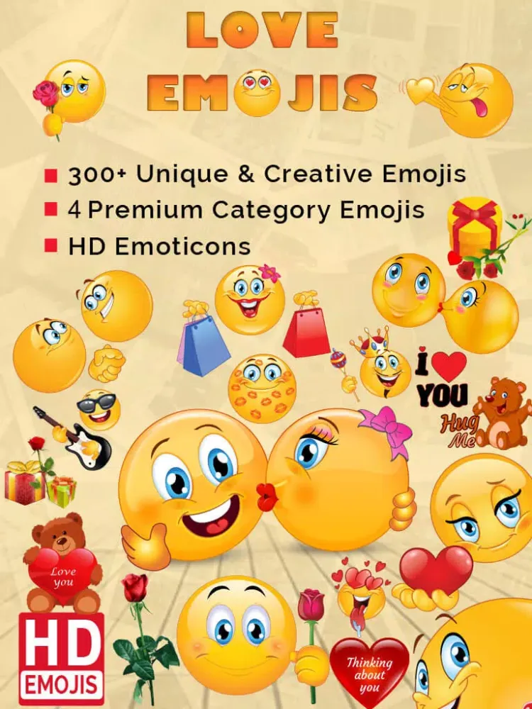 Love Emojis iPad 应用截图