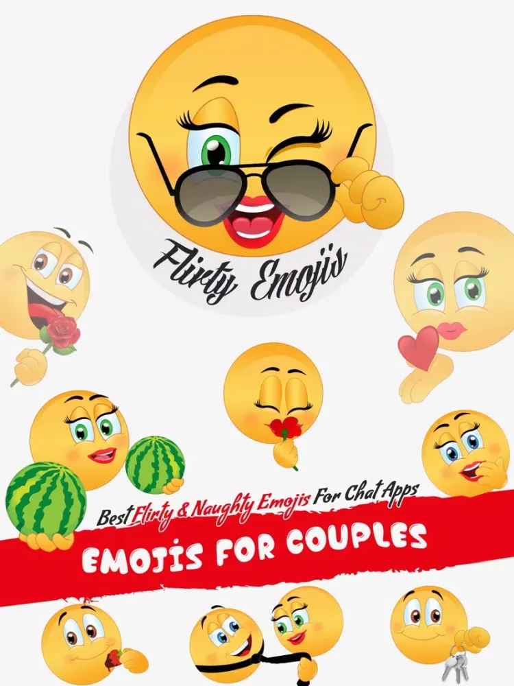 Скриншоты Flirty Emoji Stickers - Dirty Icons and Sexy Text iPad 