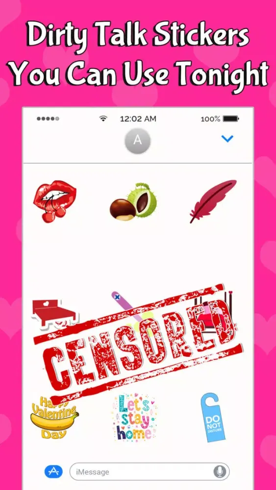 Dirty Valentine's Day Stickers應用截圖