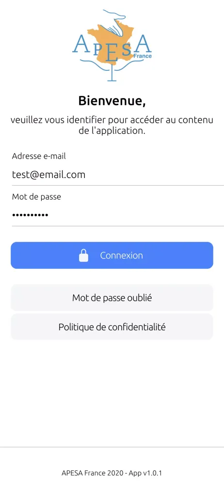 Captures d'écran de APESA France