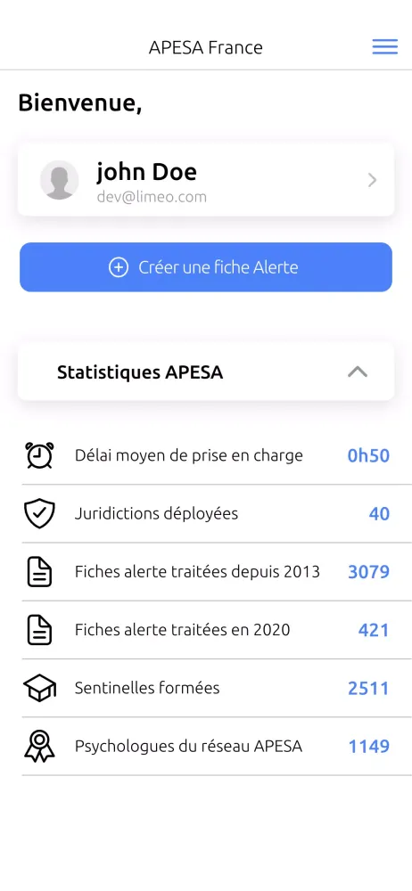 Captures d'écran de APESA France