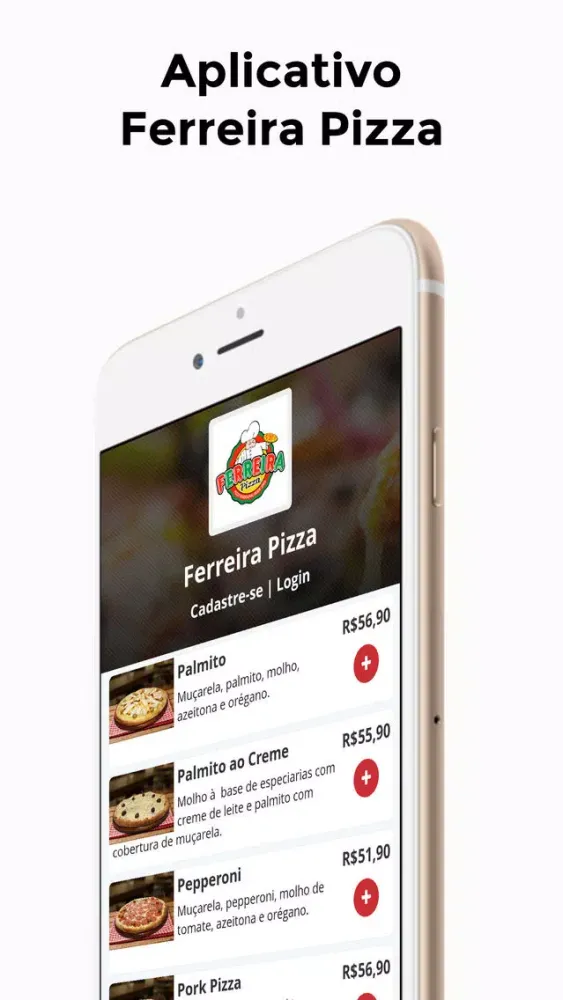Zrzuty ekranu Ferreira Pizza