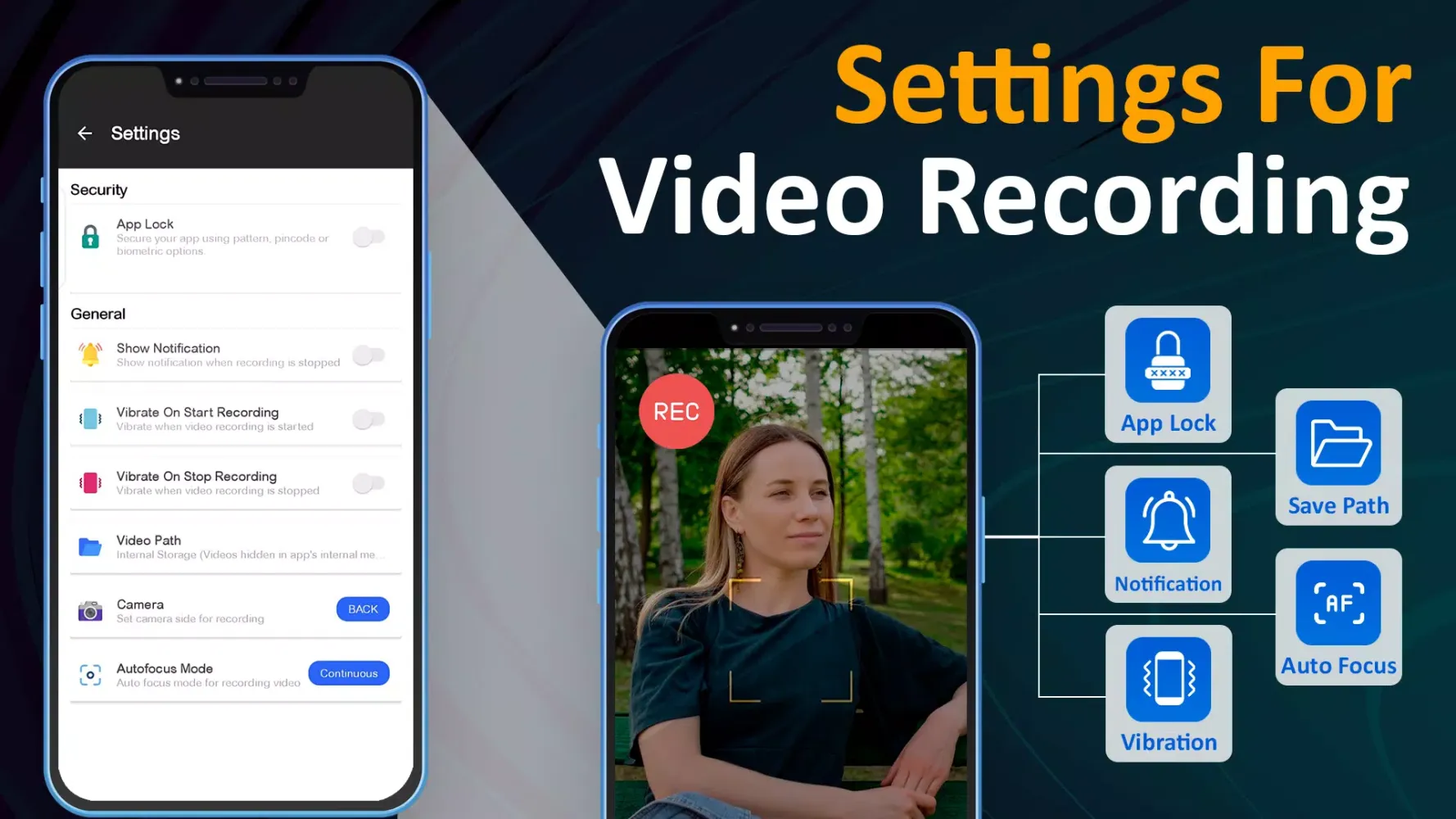 Capturas de pantalla de Background Video Recorder
