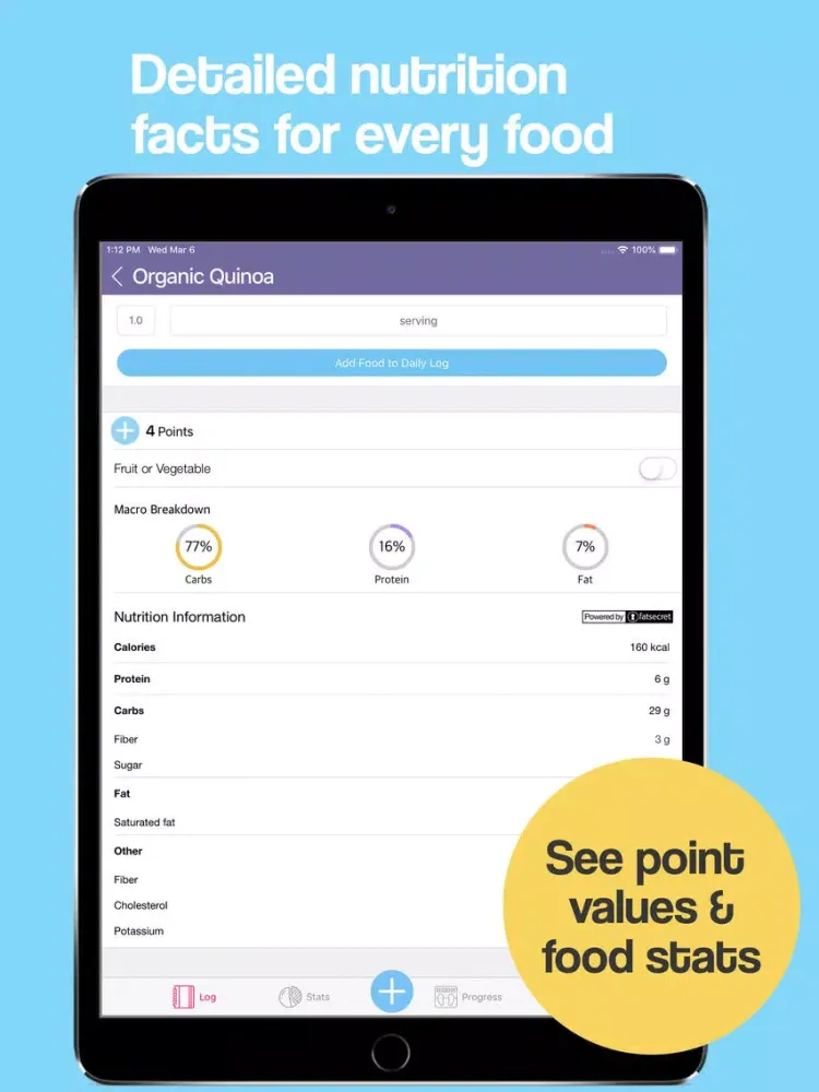 Tangkapan skrin iFlex Smart Points Tracker iPad 
