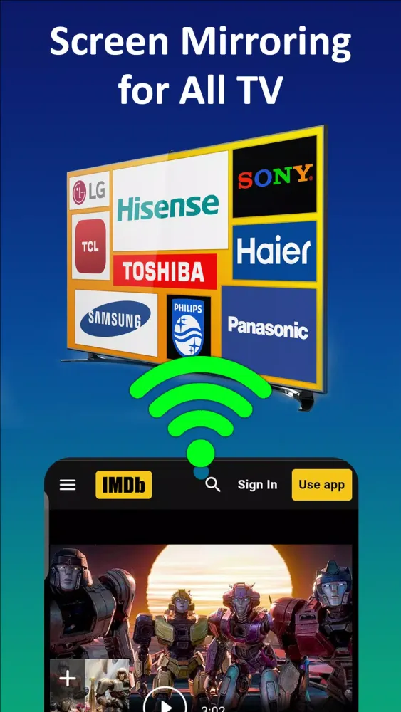 Screen Mirroring for all TV應用截圖