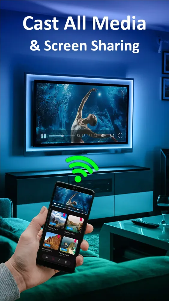 Screen Mirroring for all TV應用截圖