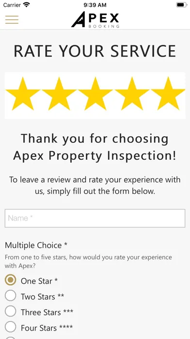 Apex Booking应用截图