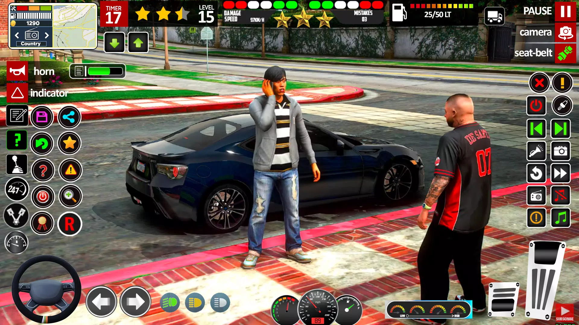 Open World Car Driving Game Screenshots