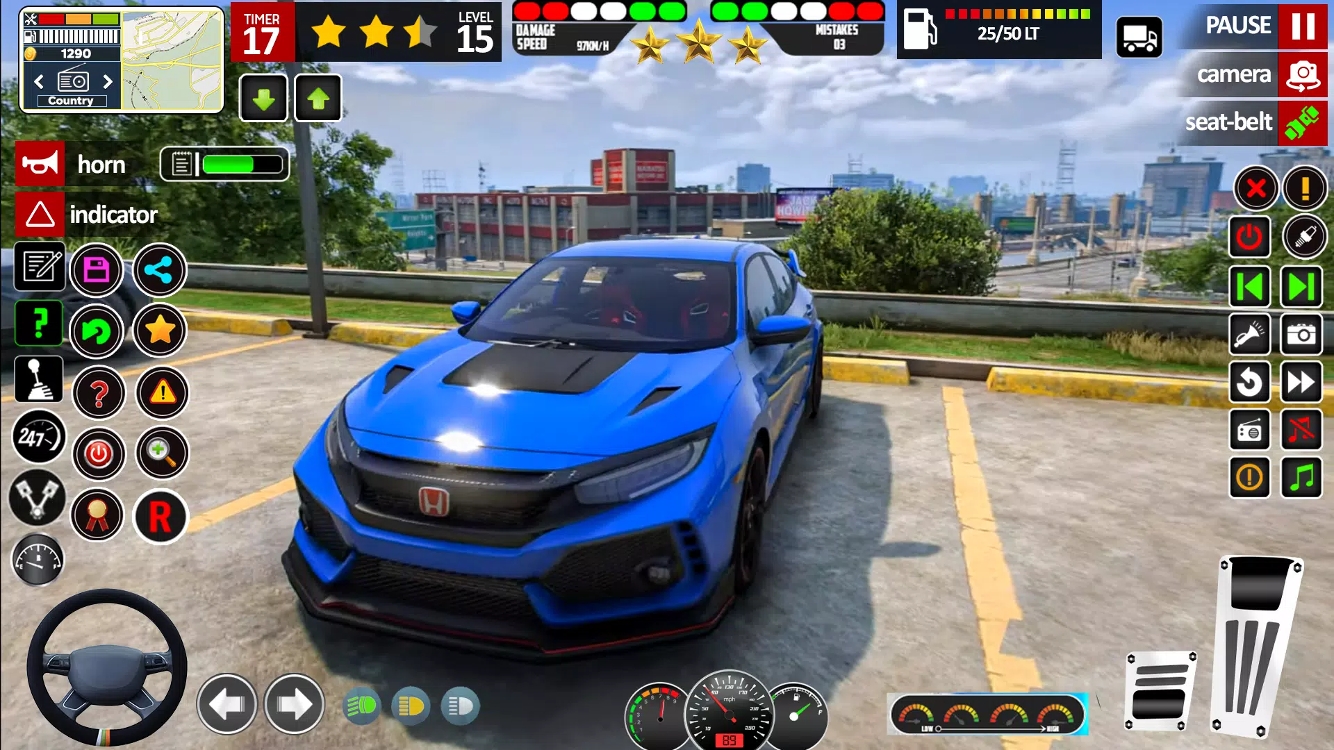 Open World Car Driving Game Screenshots