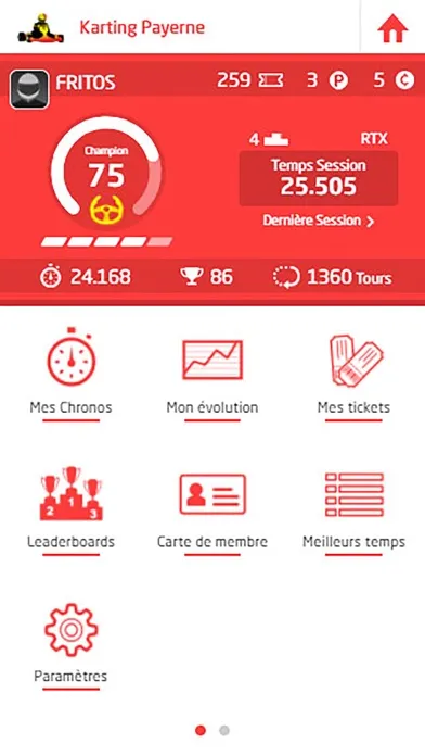 Capturas de tela do Karting de Payerne