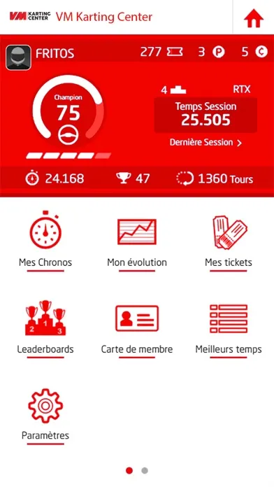 Captures d'écran de VM Karting Center