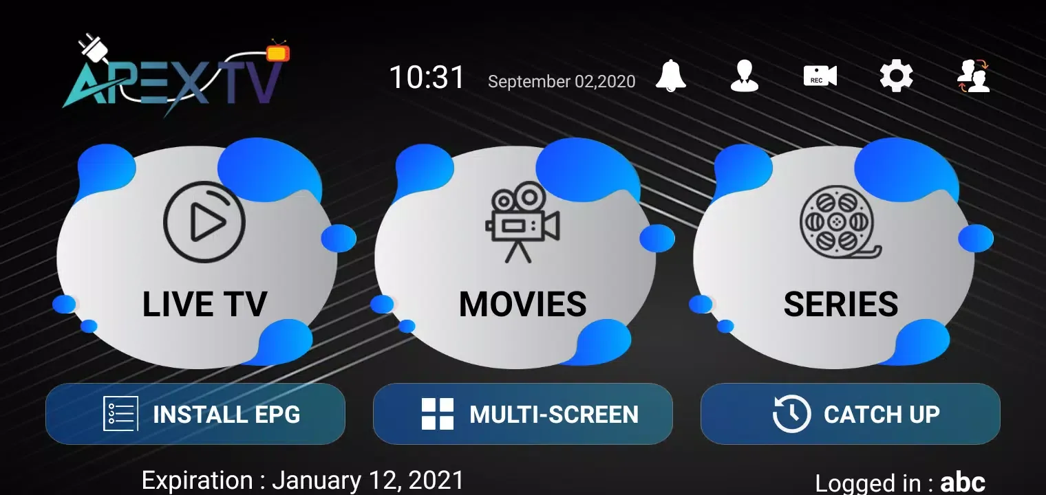 Apex TV Screenshots