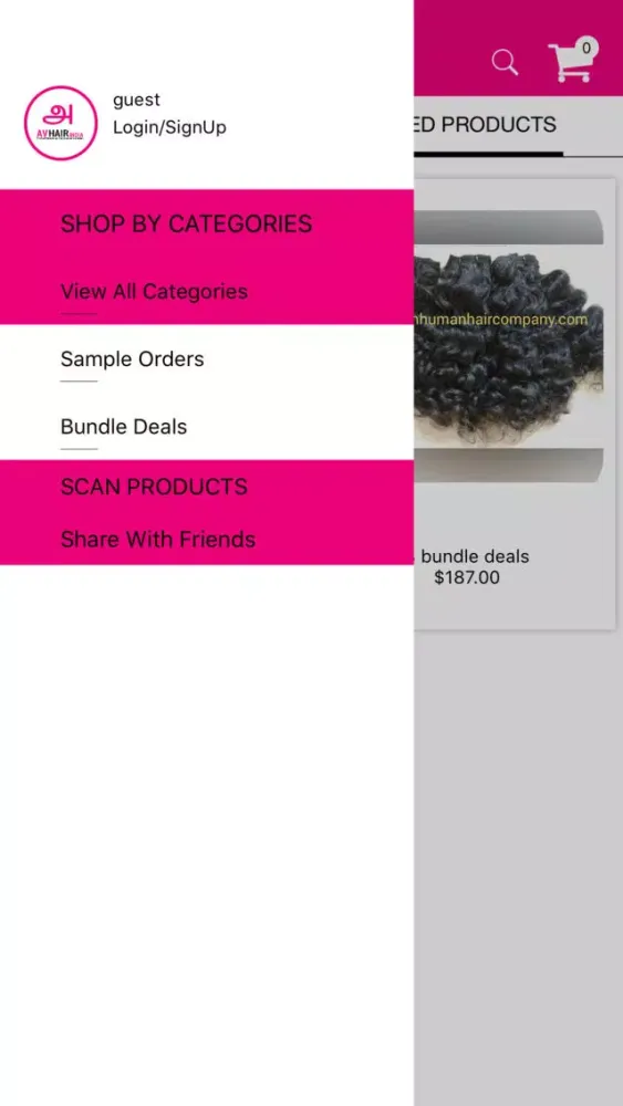 Captures d'écran de Apex Virgin Hair