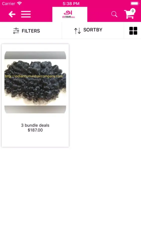 Captures d'écran de Apex Virgin Hair