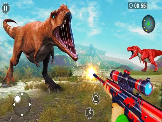 Wild Dino Hunting Gun Games 3d iPad  スクリーンショット
