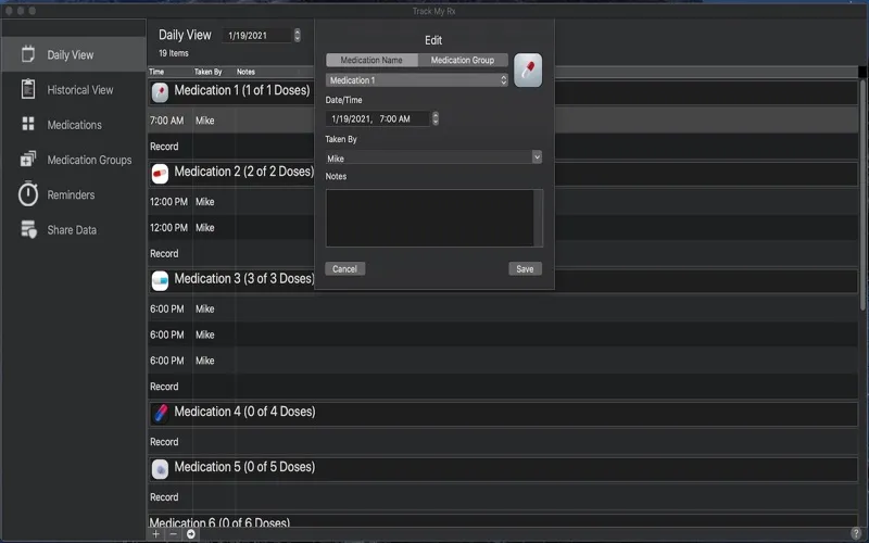 Track My Rx Screenshots