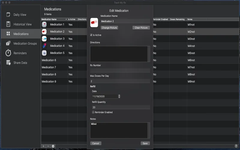 Track My Rx Screenshots