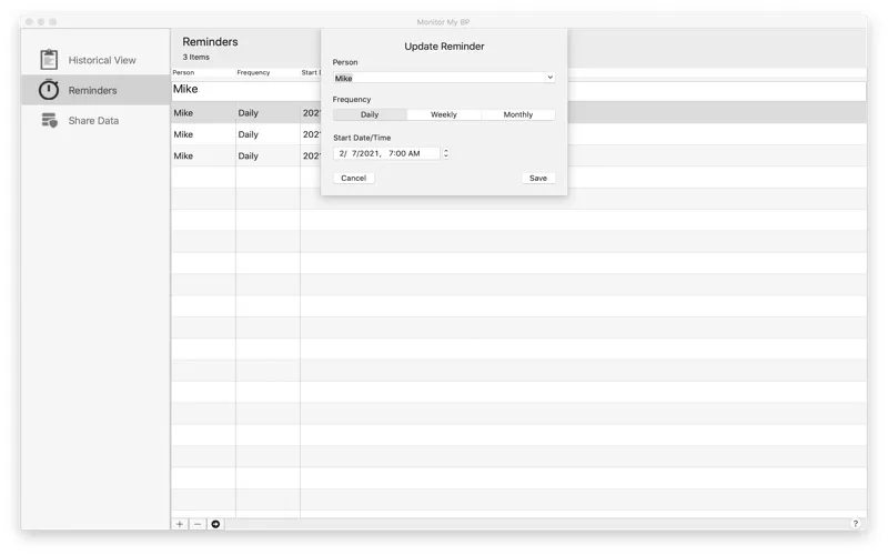 Monitor My BP應用截圖
