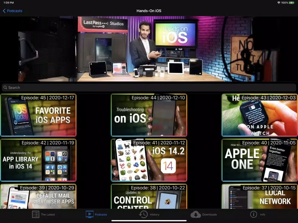 TWiT tv Player iPad  Ekran Görüntüleri