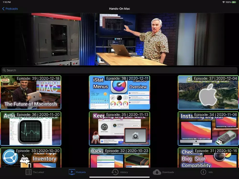 TWiT tv Player iPad  Ekran Görüntüleri