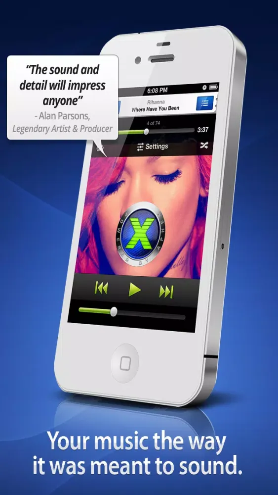 Audio Xciter - DSP Enhanced Music Player स्क्रीनशॉट