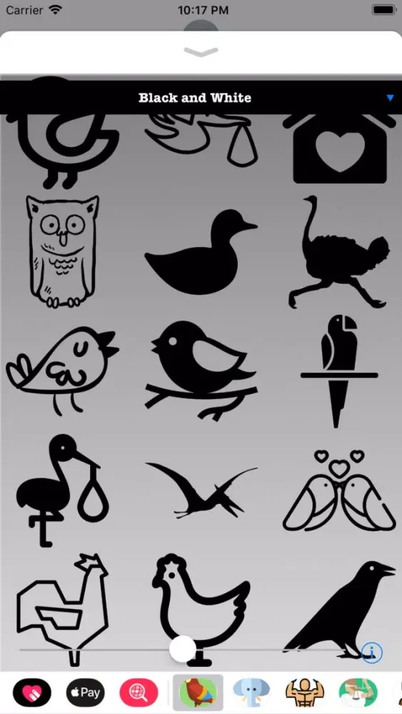 Скриншоты Bird Stickers HD